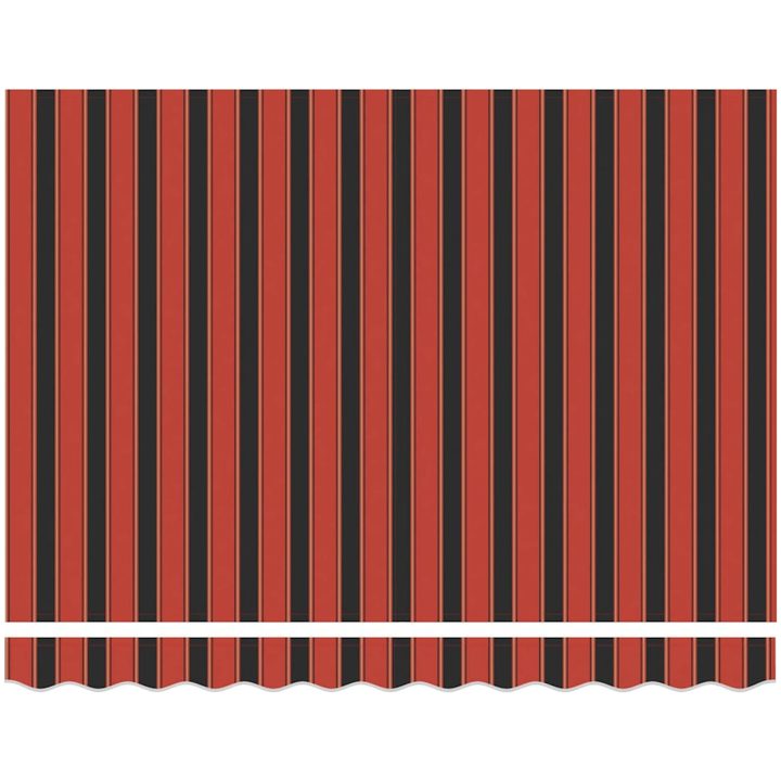 Manual Utdragbar Markis Orange och Brun 300x250 cm vidaXL Standard – bild 6