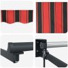 Manual Utdragbar Markis Orange och Brun 300x250 cm vidaXL Standard – miniatyr 8
