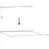 Manual Utdragbar Markis Röd 300x250 cm, Markis Ersättningsduk för 3x2,5 m Ram Röd vidaXL 2,5m x 2m – miniatyr 9