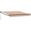 Manuell Hopfällbar Markis Multicolor Rand 300x250 cm vidaXL Large – miniatyr 2
