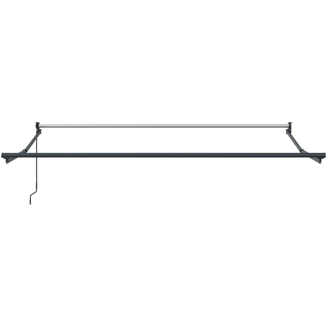 Manuell Hopfällbar Markis Multicolor Rand 300x250 cm vidaXL Large – bild 7