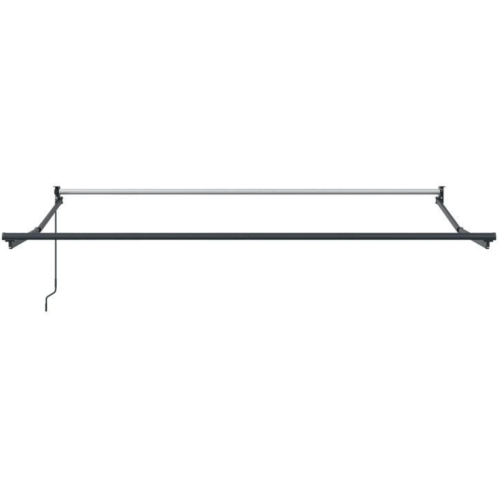 Manuell Hopfällbar Markis Multifärgad Rand 300x250 cm vidaXL Large – bild 7