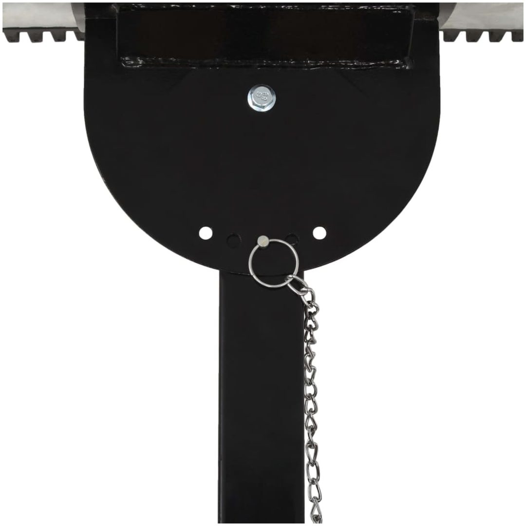 Manuell snöplog med hjul 100x44 cm vidaXL – bild 4