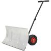 Manuell snöplog med hjul 100x44 cm vidaXL – miniatyr 1