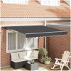 Manuell Utdragbar Markis Antracit vidaXL 3 x 2.5 meter – miniatyr 1