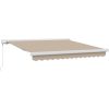 Manuell Utdragbar Markis Beige, Markis Ersättningstyg för Ram Beige vidaXL 300 x 250 cm – miniatyr 2