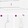 Manuell Utdragbar Markis med LED Orange och Brun vidaXL 350 x 250 cm – miniatyr 11