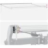 Manuell Utdragbar Markis med LED Orange och Brun vidaXL 350 x 250 cm – miniatyr 12