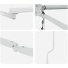 Manuell Utdragbar Markis med LED Orange och Brun vidaXL 350 x 250 cm – miniatyr 10