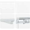 Manuell Utdragbar Markis med LED Vit, Markis Ersättningsduk för Ram Vit vidaXL 350 x 250 cm – miniatyr 8
