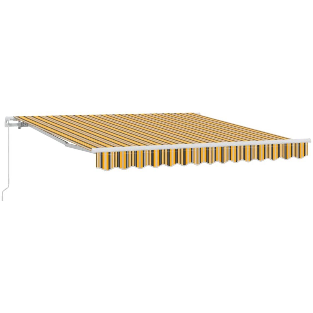 Manuell Utdragbar Markis Mönstrad 300x250 cm vidaXL Large – bild 2