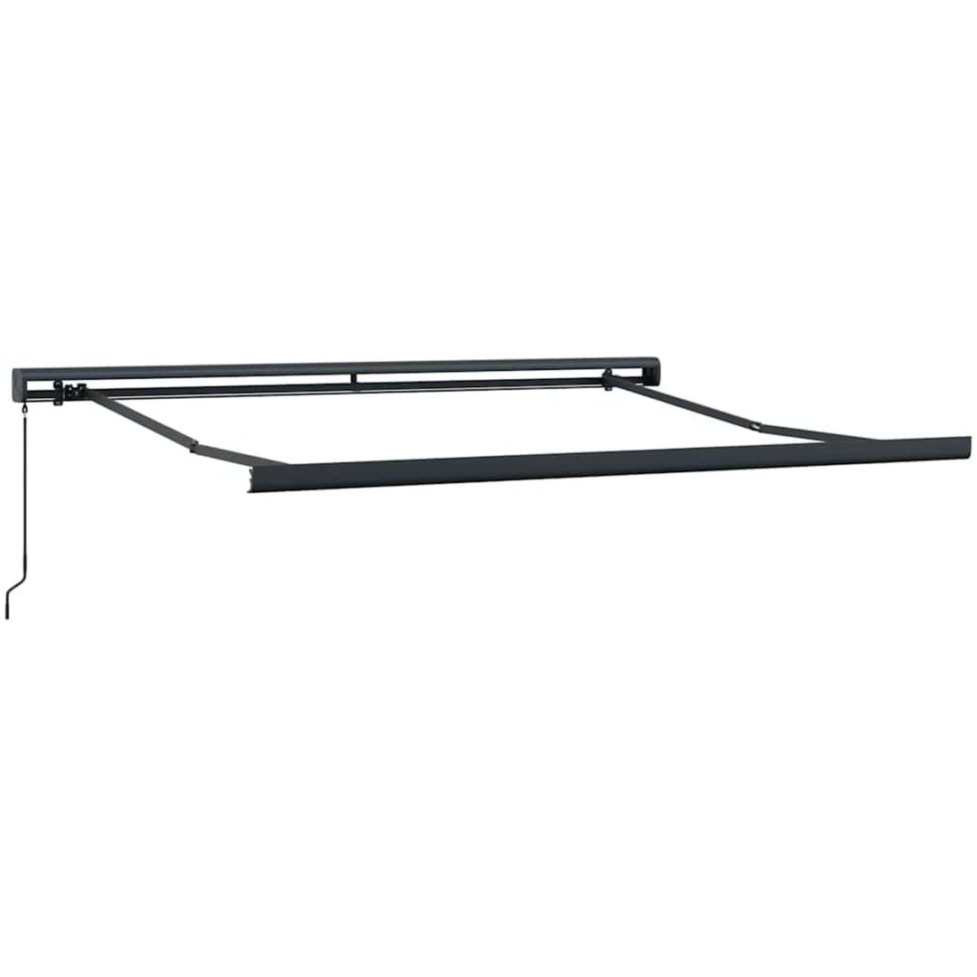 Manuell Utdragbar Markis Vit vidaXL 300 x 250 cm – bild 4