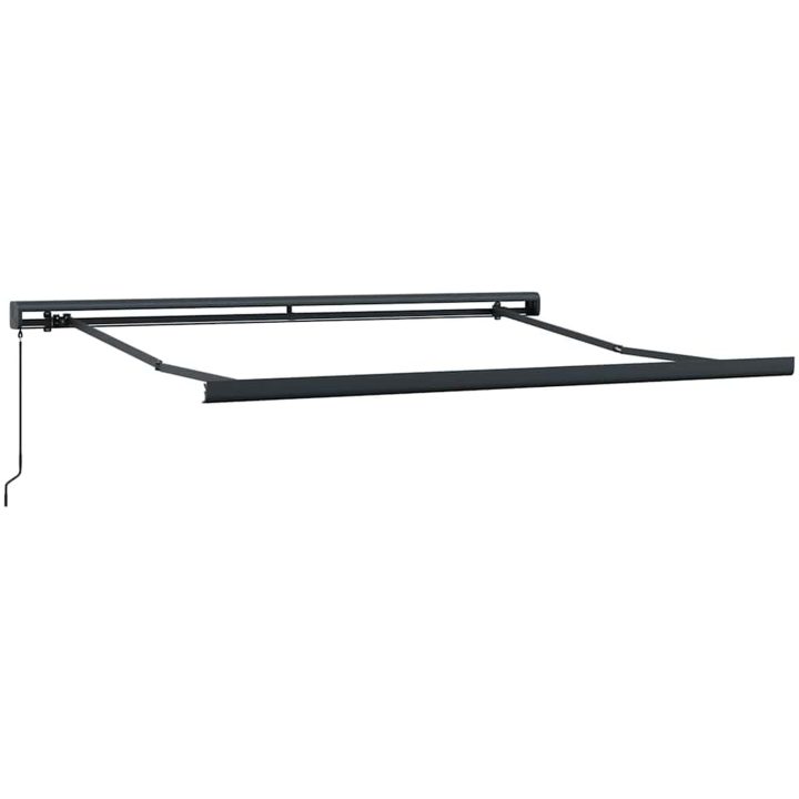 Manuell Utdragbar Markis Vit vidaXL 300 x 250 cm – bild 4