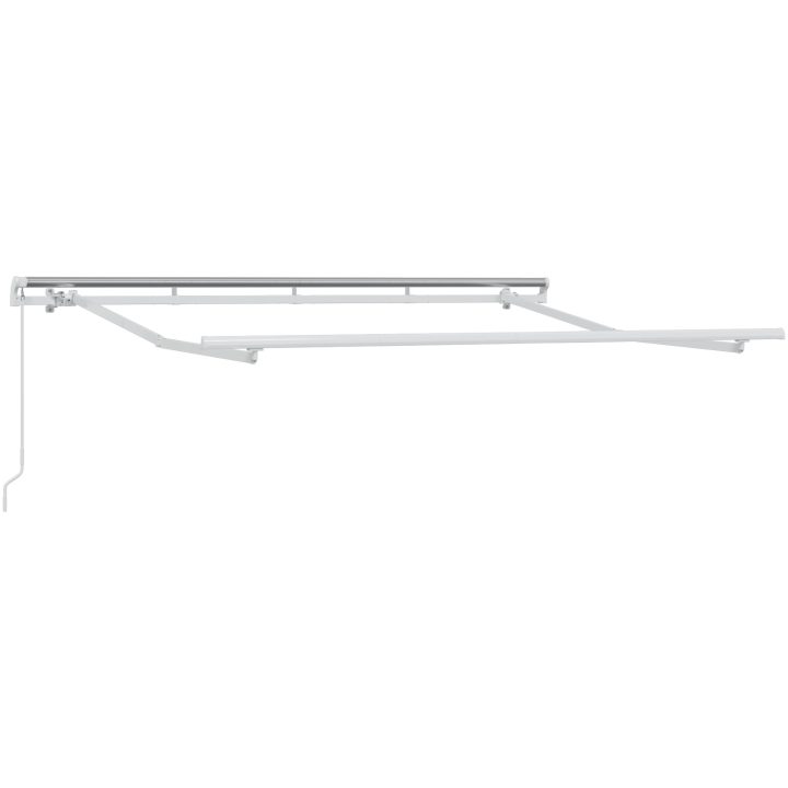 Manuell utfällbar markis Antracit vidaXL 3 x 2 meter – bild 5
