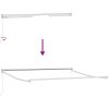 Manuell Utfällbar Markis Multicolor Rand 300x250 cm vidaXL Large – miniatyr 9