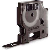 MÄRKBAND D1 12MMx3M VIT/SVART