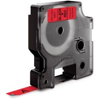 MÄRKBAND D1 9MMx7M SVART/RÖD