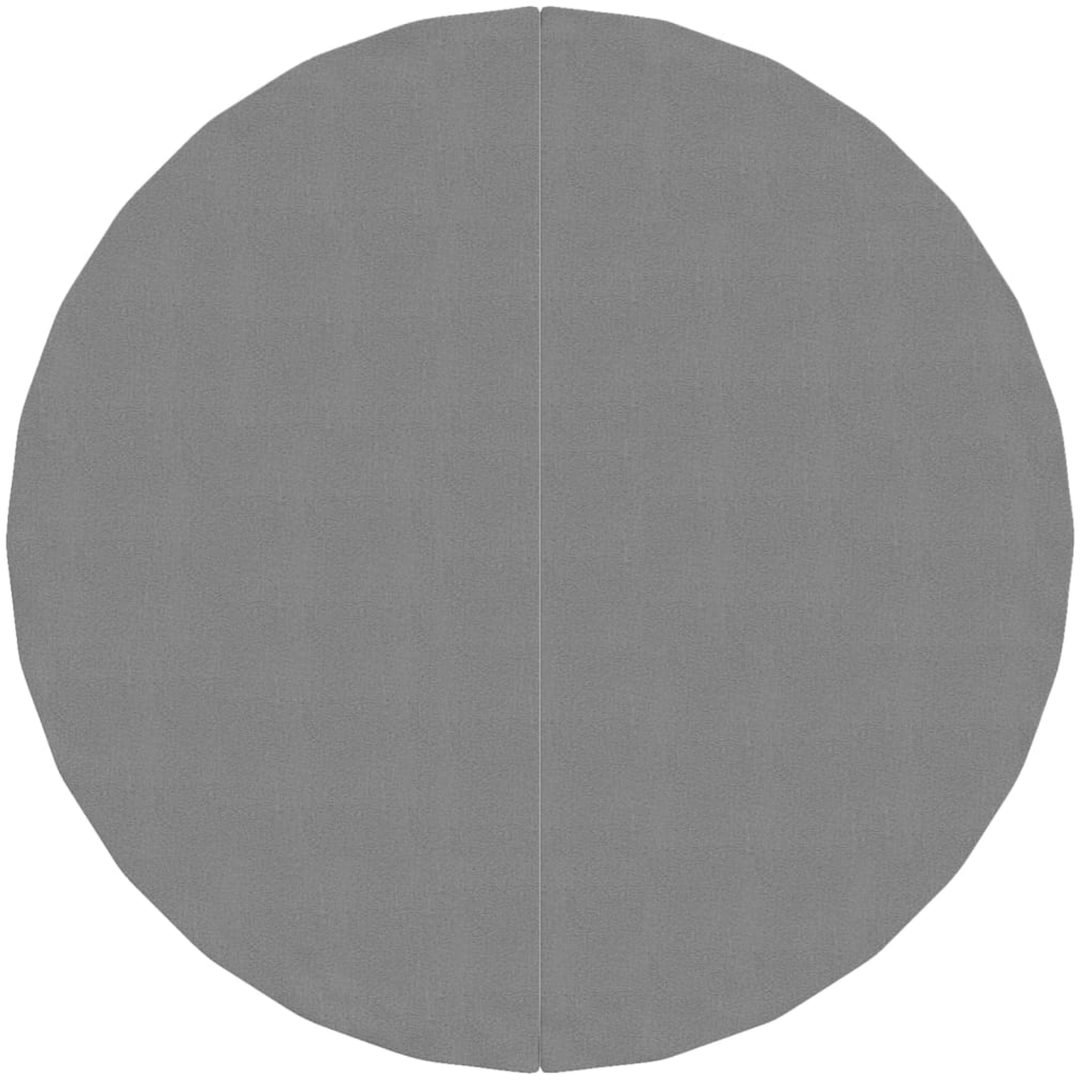 Markduk för pool ljusgrå 244 cm polyester geotextil vidaXL ⌀244 cm (1 mm) – bild 2