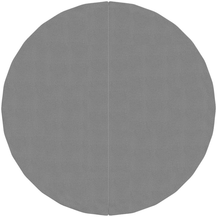 Markduk för pool ljusgrå 244 cm polyester geotextil vidaXL ⌀244 cm (1 mm) – bild 2