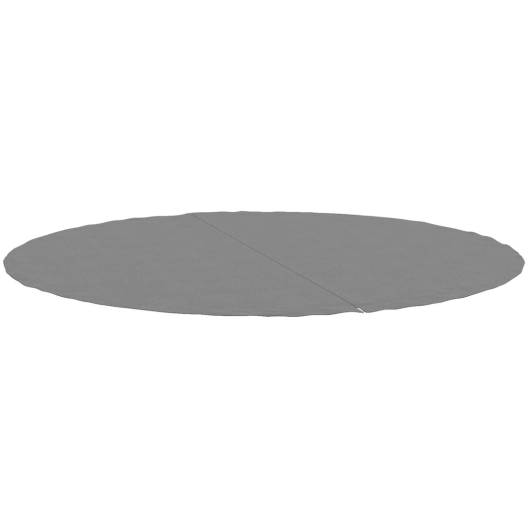 Markduk för pool ljusgrå 244 cm polyester geotextil vidaXL ⌀244 cm (1 mm) – bild 3