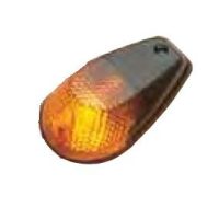 Markeringsljus Flush Mount E-märkt Orange/Svart K&S Technologies