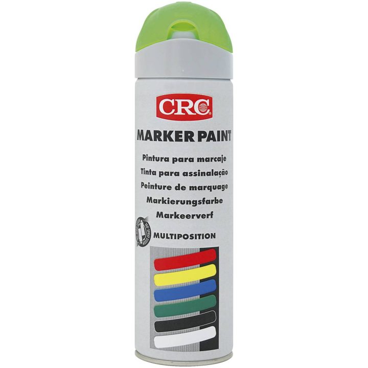 Märkfärg Marker Paint Fluorescerande CRC MÄRKFÄRG CRC FLUOR 500ML RÖD – bild 8