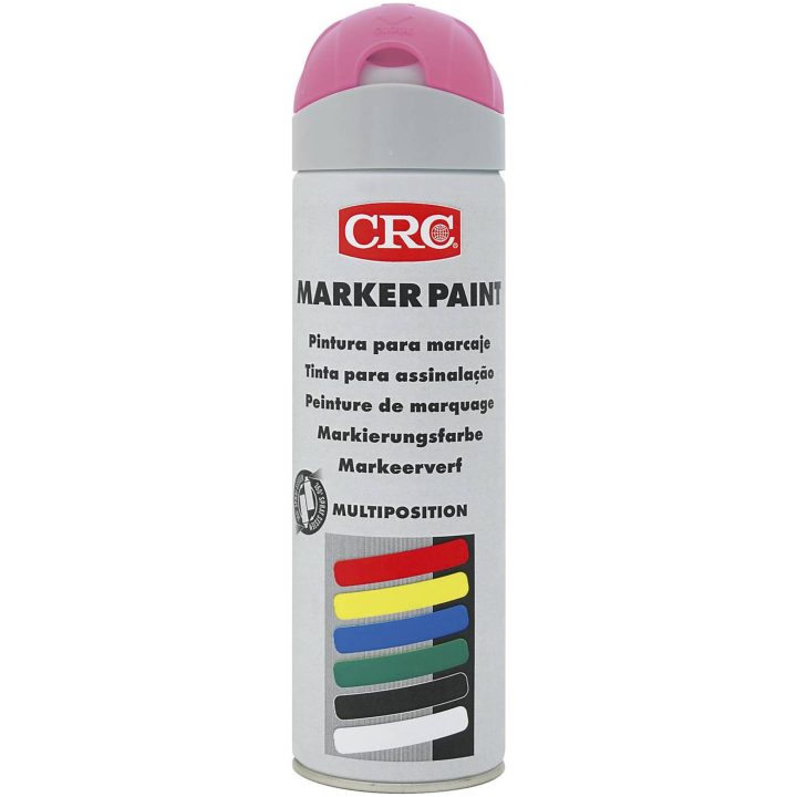 Märkfärg Marker Paint Fluorescerande CRC MÄRKFÄRG CRC FLUOR 500ML RÖD – bild 4