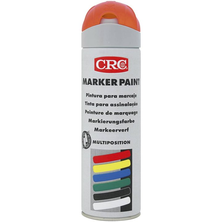 Märkfärg Marker Paint Fluorescerande CRC MÄRKFÄRG CRC FLUOR 500ML RÖD – bild 2