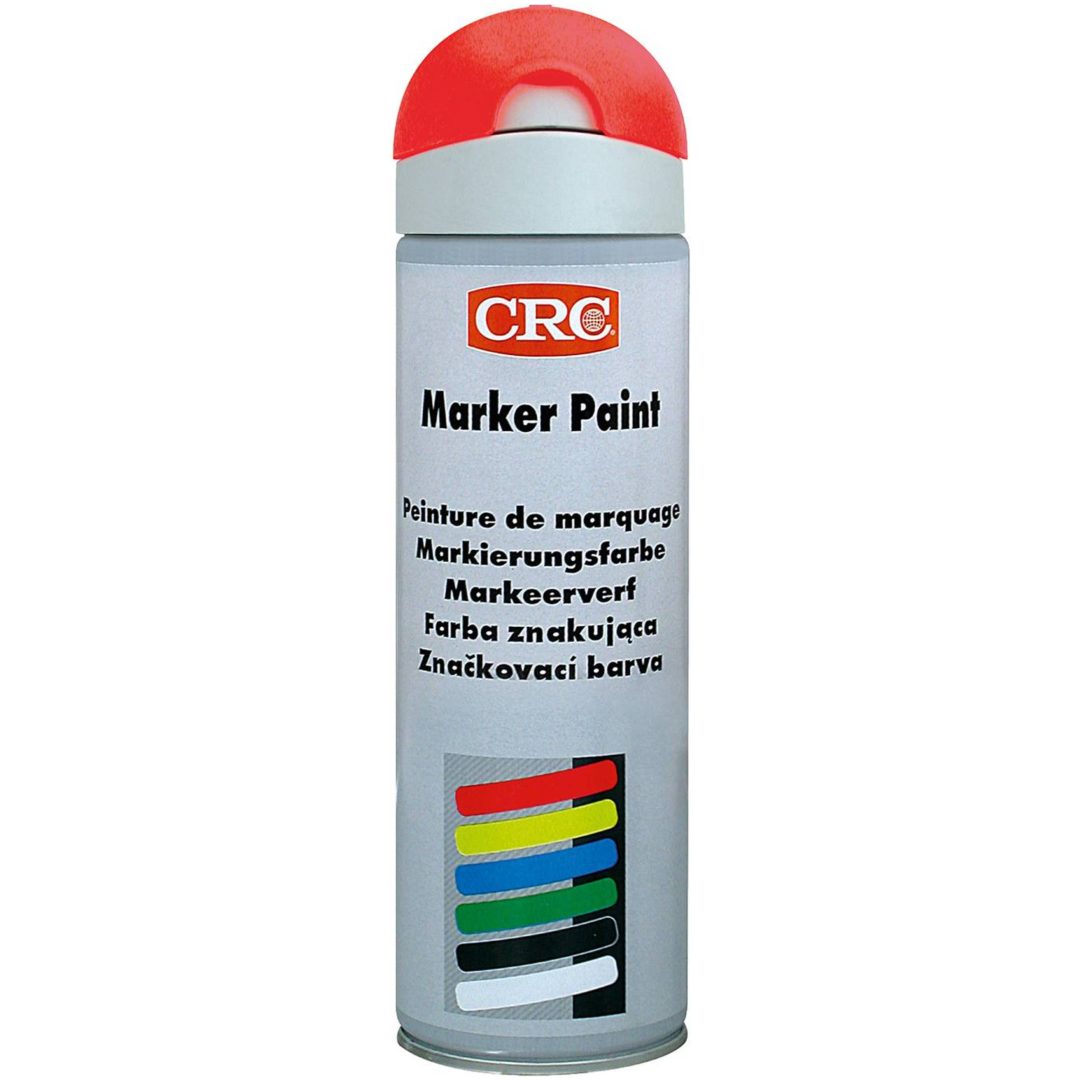 Märkfärg Marker Paint Fluorescerande CRC MÄRKFÄRG CRC FLUOR 500ML RÖD