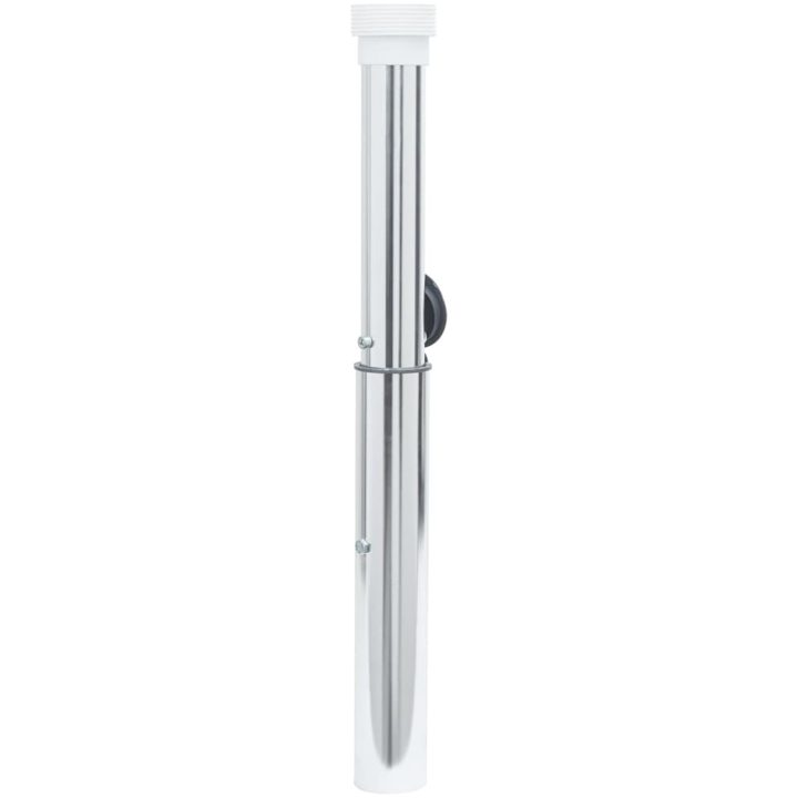 Markfäst parasollbas för 40-50 mm stång silver aluminium vidaXL – bild 2