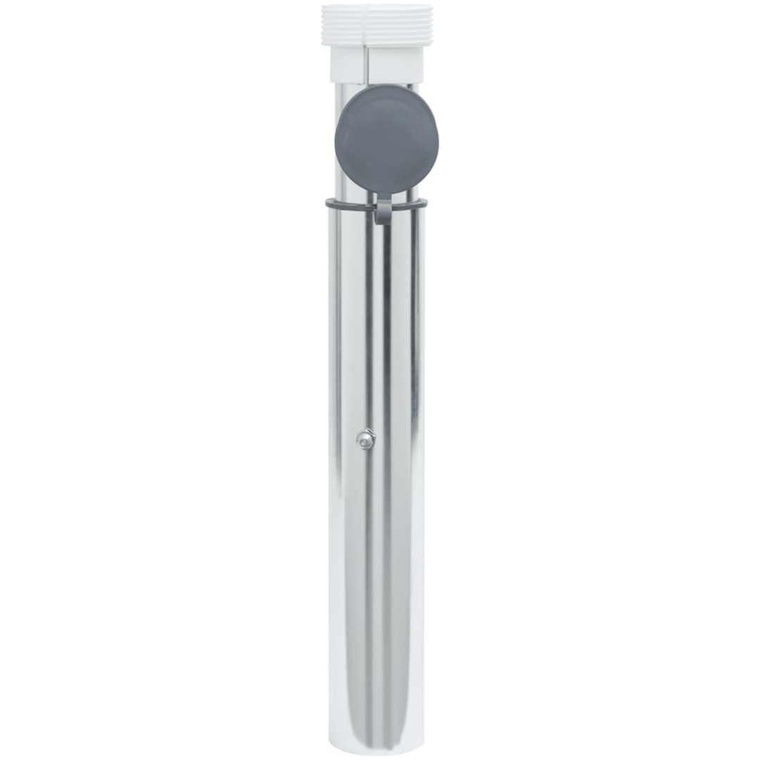 Markfäst parasollbas för 40-50 mm stång silver aluminium vidaXL – bild 3