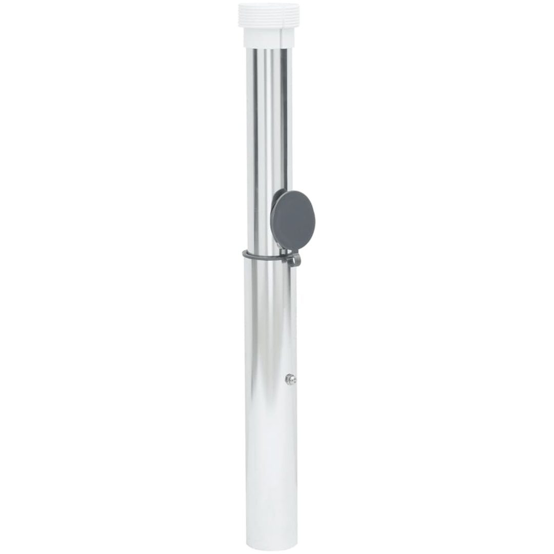 Markfäst parasollbas för 40-50 mm stång silver aluminium vidaXL – bild 4