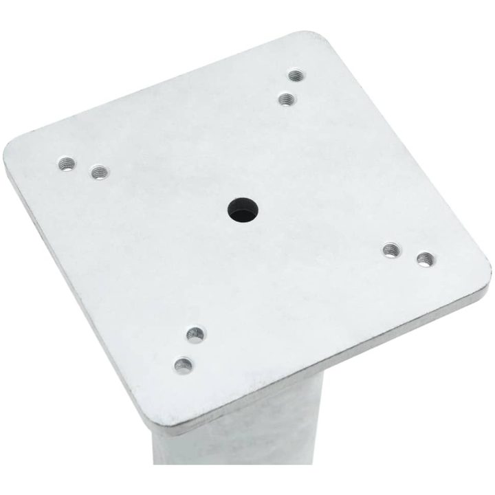 Markfäste för parasoll silver 16x16x39,5 cm stål vidaXL – bild 5
