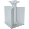 Markfäste för parasoll silver 27,5x27,5x45 cm stål vidaXL – miniatyr 1