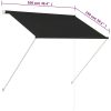 Markis antracit vidaXL 100 x 150 cm – miniatyr 8