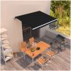 Markis automatiskt infällbar antracit vidaXL 300 x 250 cm – miniatyr 1