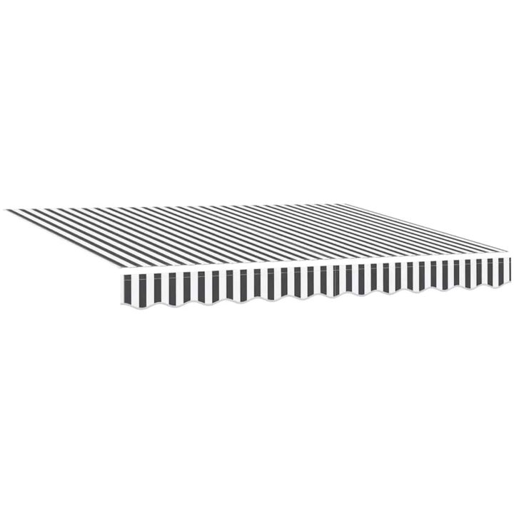 Markis automatiskt infällbar antracit&vit vidaXL 300 x 250 cm – bild 5