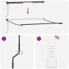 Markis automatiskt infällbar brun vidaXL 300 x 250 cm – miniatyr 8