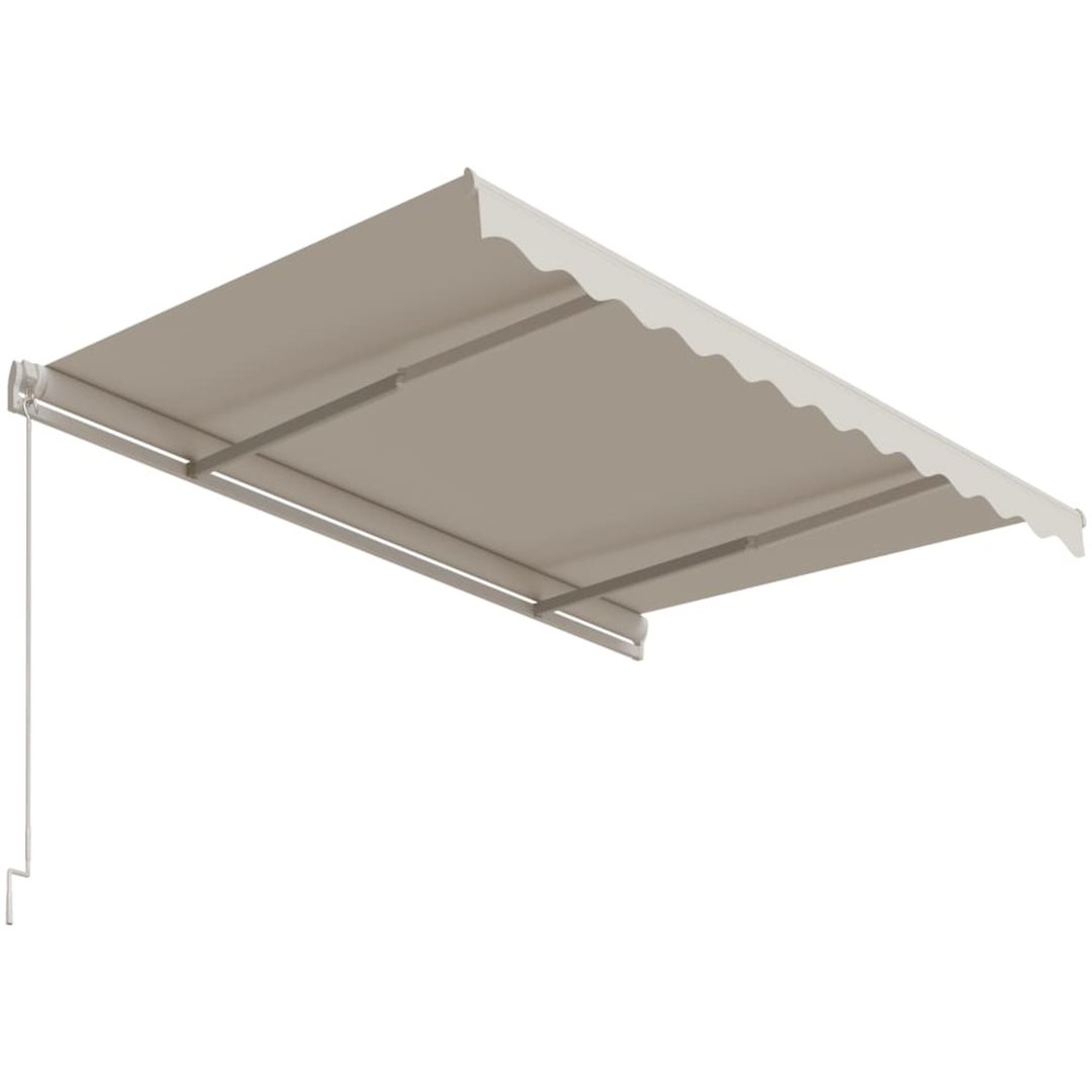 Markis automatiskt infällbar gräddvit vidaXL 300 x 250 cm – bild 5