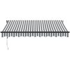 Markis automatiskt infällbar med LEDs antracit&vit vidaXL 300 x 250 cm – miniatyr 4