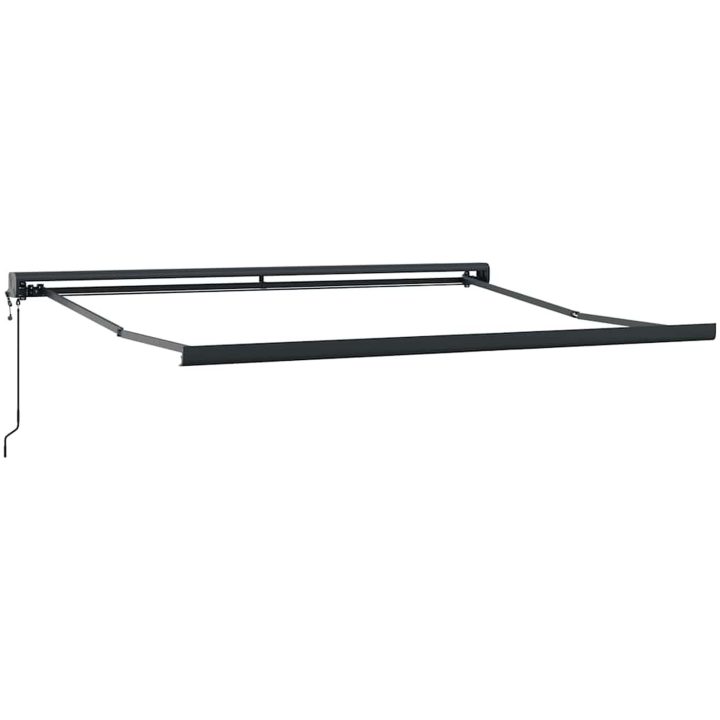 Markis automatiskt infällbar vinröd vidaXL 300 x 250 cm – bild 7