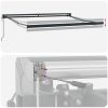 Markis automatiskt infällbar vinröd vidaXL 300 x 250 cm – miniatyr 9