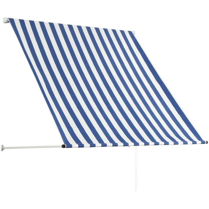 Markis blå och vit vidaXL 150 x 150 cm – bild 4