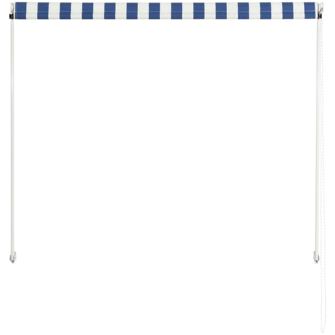 Markis blå och vit vidaXL 150 x 150 cm – bild 5
