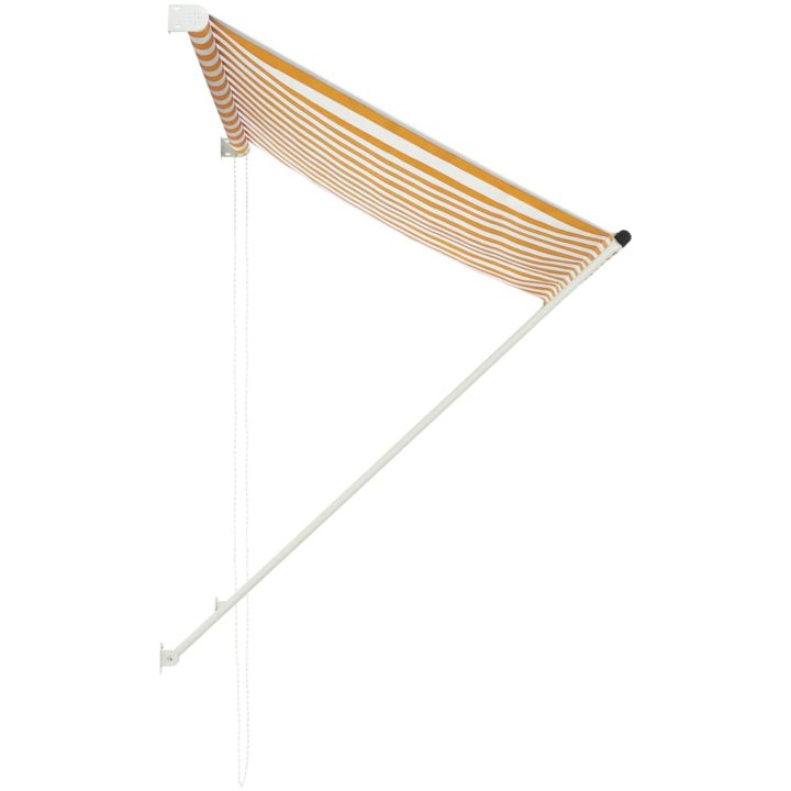 Markis gul och vit vidaXL 150 x 150 cm – bild 3