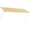 Markis gul och vit vidaXL 300 x 150 cm – miniatyr 2