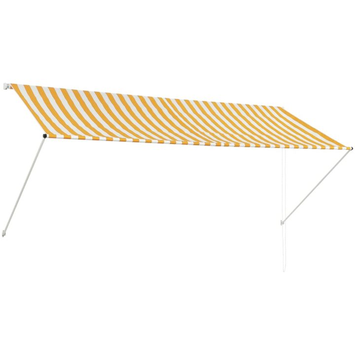 Markis gul och vit vidaXL 300 x 150 cm – bild 2