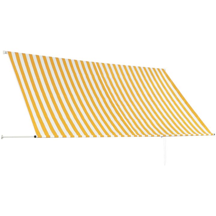 Markis gul och vit vidaXL 300 x 150 cm – bild 4