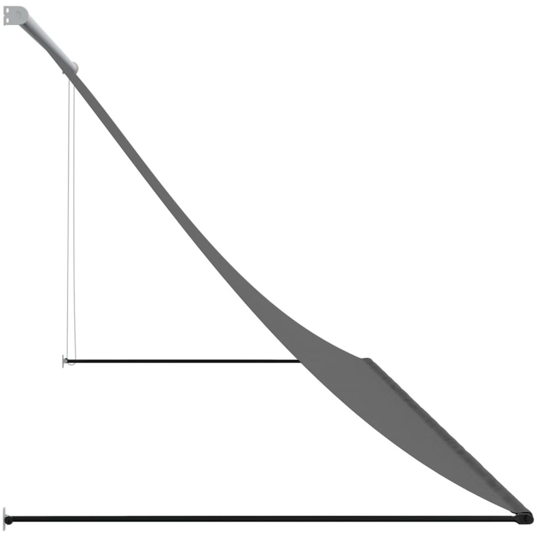 Markis infällbar antracit tyg och stål vidaXL 300 x 150 cm – bild 4