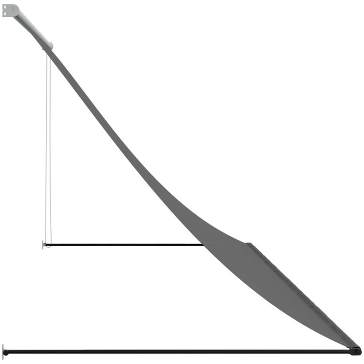 Markis infällbar antracit tyg och stål vidaXL 300 x 150 cm – bild 4